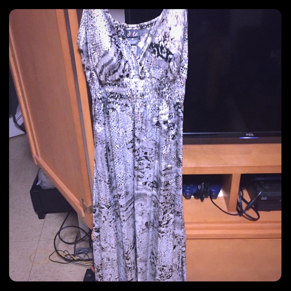 Very Silver and Black dress